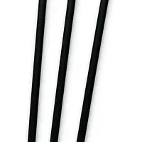 Black Bio Fibre Straws - 6 x 200mm