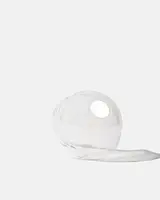 Clear rPET Smoothie Dome Lids - 12oz Compatible