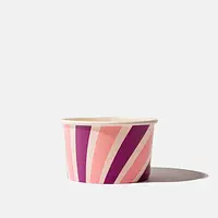 Multi-Colour Paper Ice Cream Cups - 6oz / 240ml