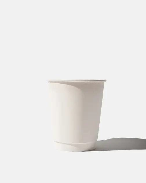 White Paper Double Wall Coffee Cup - 8oz / 227ml