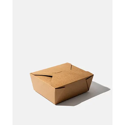 Kraft Takeaway Boxes - No.8 (1300ml / 49oz)