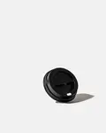 Black PP Coffee Cup Sip Lids - 8oz / 227ml