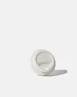 White PP Coffee Cup Sip Lids - 8oz / 227ml