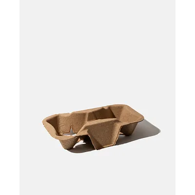 Pulp Fibre Cup Carriers - 2-Cup