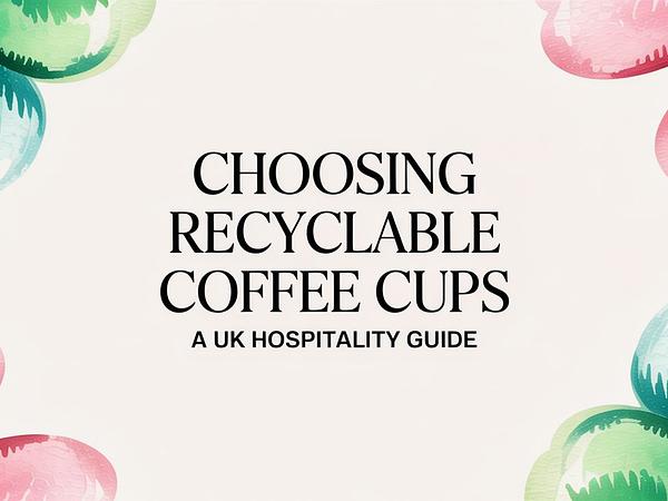 A UK Hospitality Guide to Choosing Recyclable Coffee Cups