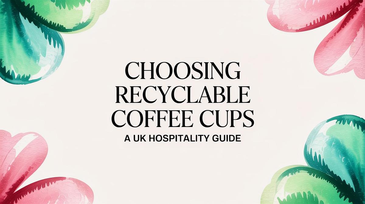 A UK Hospitality Guide to Choosing Recyclable Coffee Cups