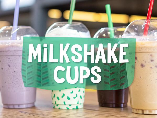 Milkshake Cups: A Guide to Perfect Presentation for UK Dessert Shops
