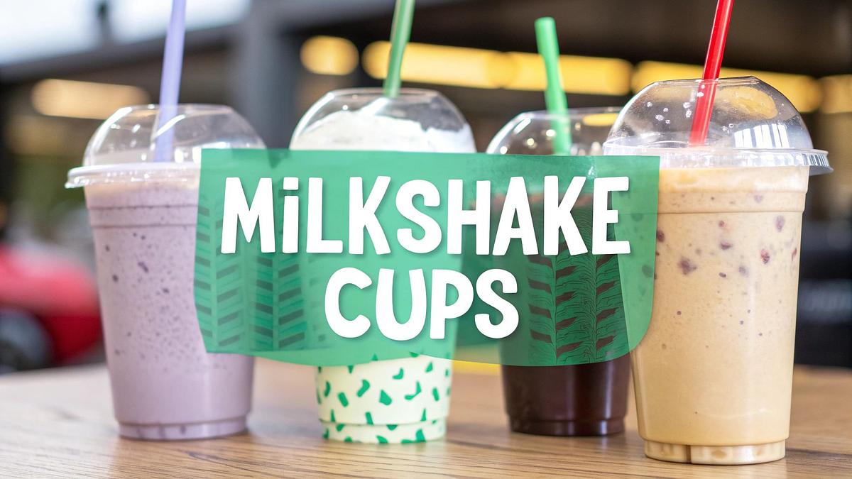 Milkshake Cups: A Guide to Perfect Presentation for UK Dessert Shops