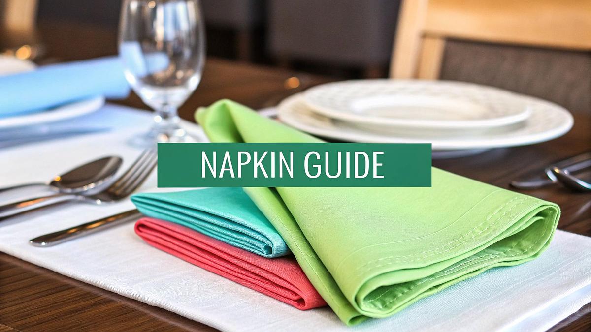 A Buyer's Guide to Choosing Paper Napkins for Hospitality