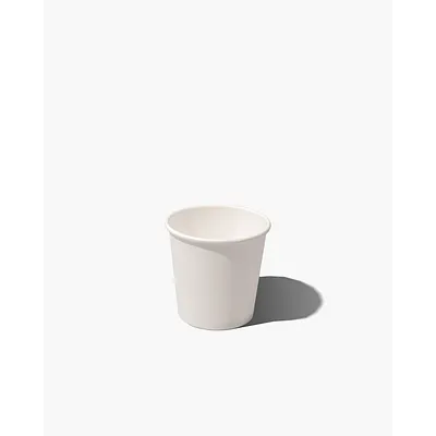 White Paper Single Wall Coffee Cups - 4oz / 114ml