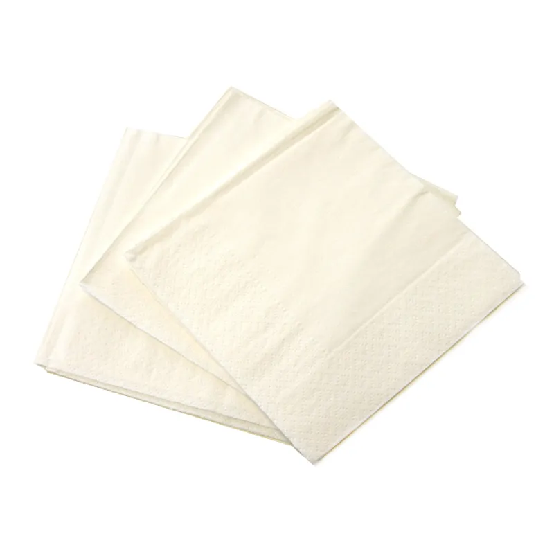 White Paper 1-ply Dispenser Napkins - 33 x 33cm