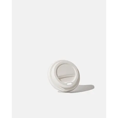 White PP Coffee Cup Sip Lids - 4oz / 118ml