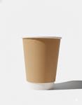 Kraft Paper Double Wall Coffee Cup - 12oz / 340ml