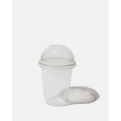 Clear rPET Smoothie Dome Lids - 16oz-20oz Compatible lifestyle