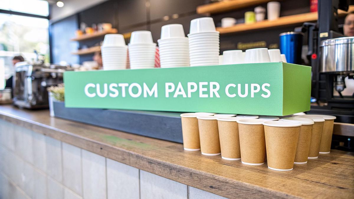 Boost Your Brand with Custom Printed Paper Cups