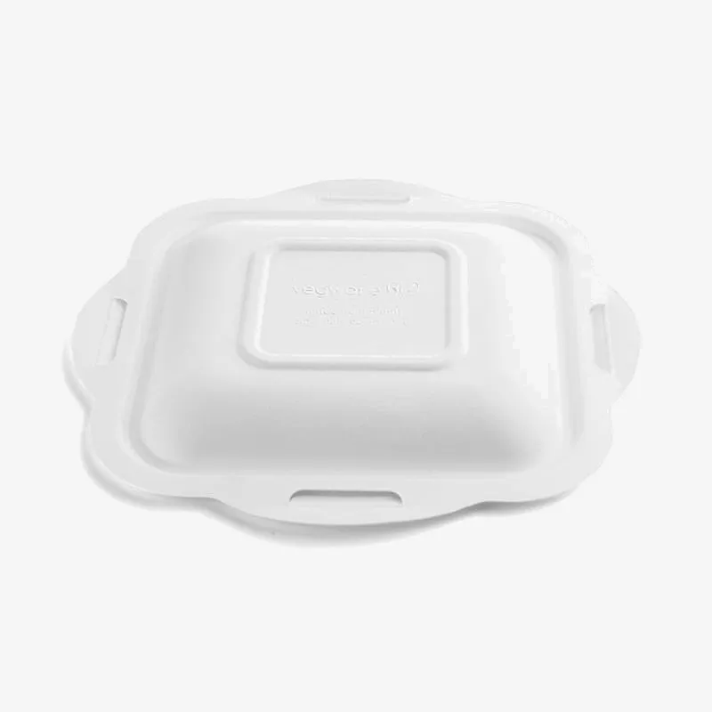 Vegware Bagasse Lid (Size 4) - 225 x 210 x 22mm