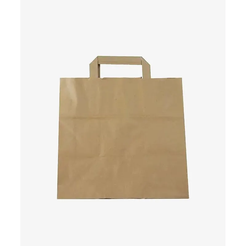 Brown Kraft Wide Bag/Takeaway Bags - 250mm