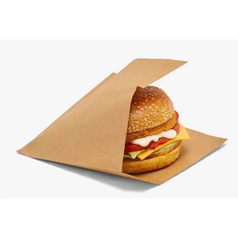 Kraft 2 Open-Sided Bags - 170 x 160mm