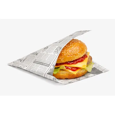 Newspaper 2 Open-Sided Bags - 170mm x 160mm