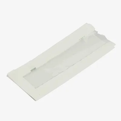 Vegware Glassine Bag With NatureFlex Window - 100 x 50 x 250mm