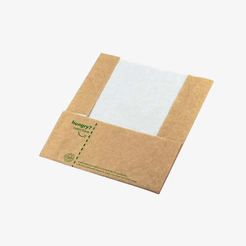 Vegware Paper Therma Pouch - 203 x 51 x 230mm