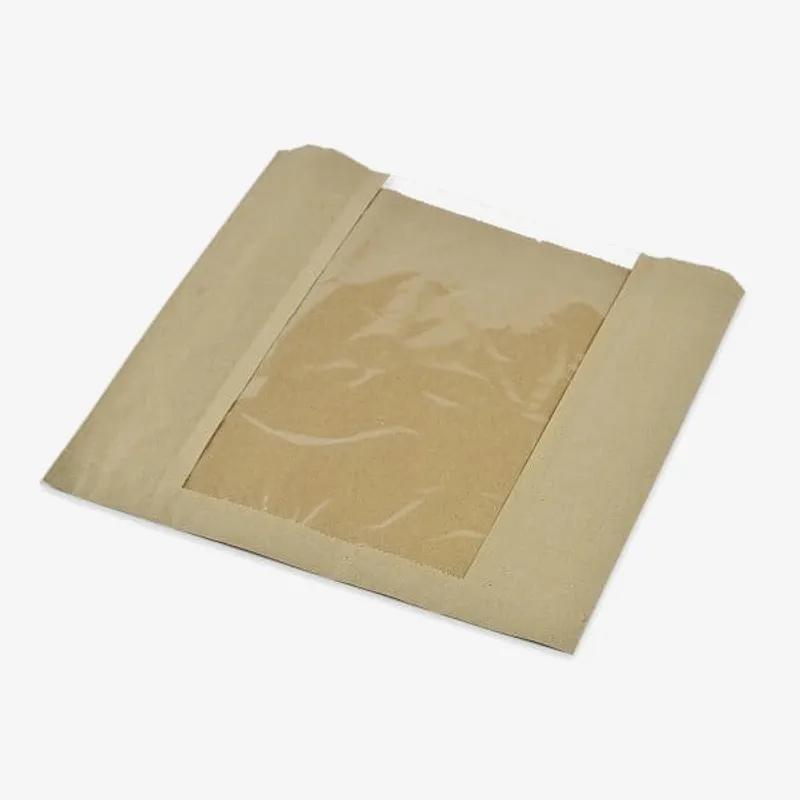 Vegware Kraft Window Bag - 254 x 254mm