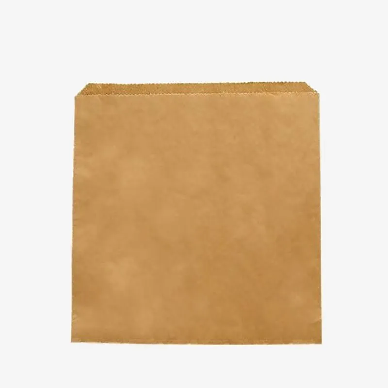 Vegware Kraft Flat Bag - 10 x 10 inch