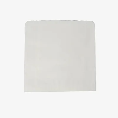 Vegware White Kraft Flat Bag - 12.5 x 12inch