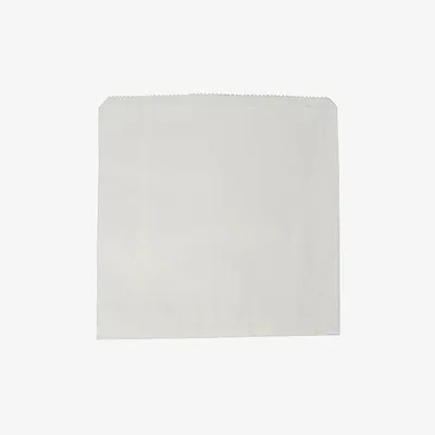 Vegware White Kraft Flat Bag - 178 x 178mm