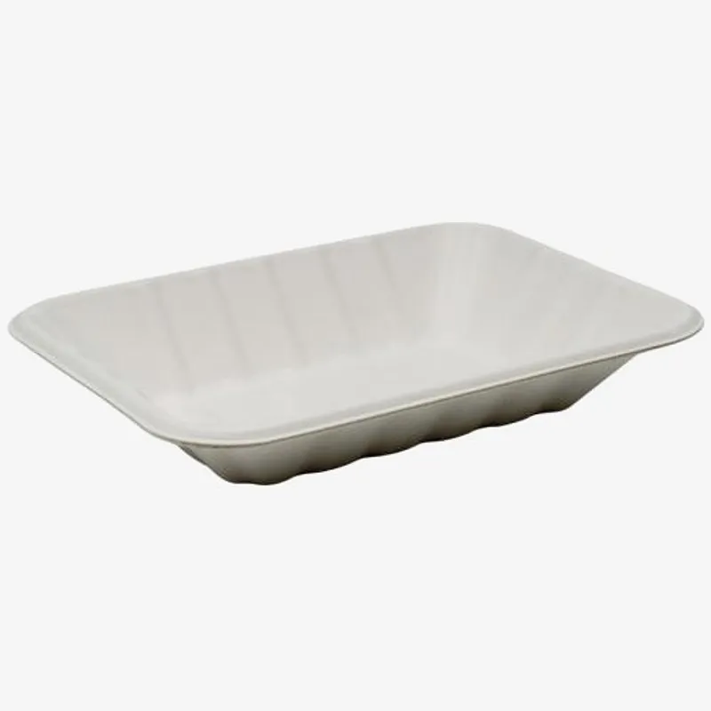 Bagasse Medium Chip Tray - 7 x 5in