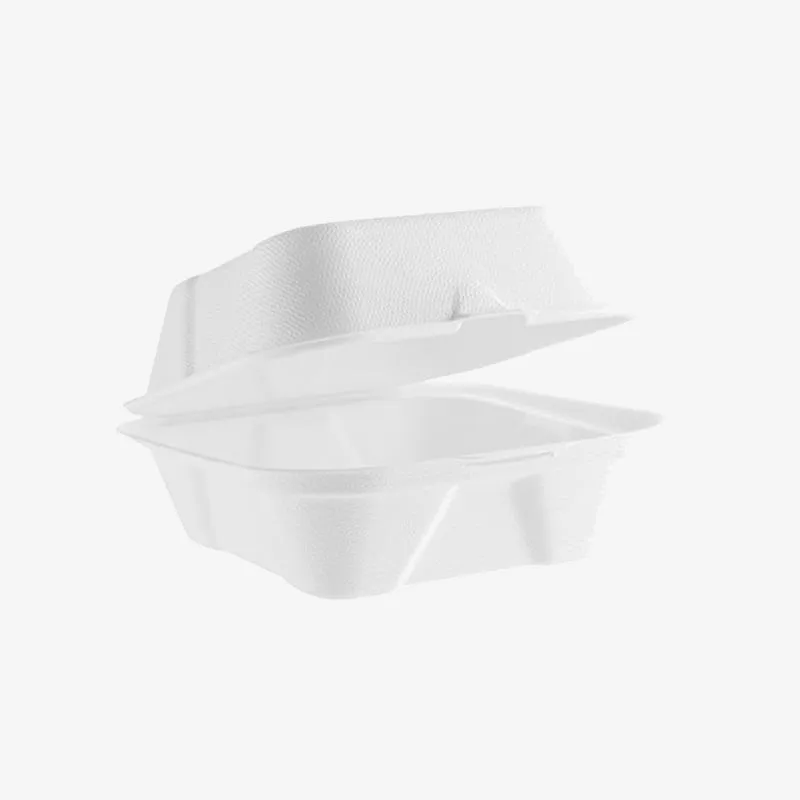 Vegware Bagasse Burger Box - 5in