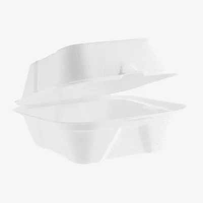 Vegware Bagasse Burger Box - 6in