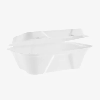 Vegware Bagasse Heavyweight Clamshell - 5in