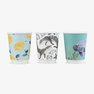 Vegware Gallery Design Double Wall Hot Takeaway Cup, 89-Series - 12oz