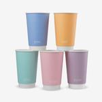 Vegware Feel Good Double Wall Hot Cup (Fits 89 Series Lid) - 16oz