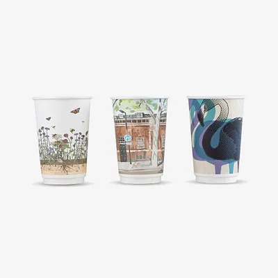 Vegware Gallery Design Double Wall Hot Takeaway Cup, 89-Series - 16oz