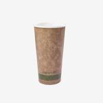 Vegware Brown Kraft Single Wall Takeaway Hot Cup, 89 Series - 16oz