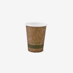 Vegware Brown Kraft Single Wall Takeaway Hot Cup, 72 Series - 6oz