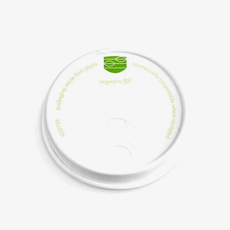 Vegware Paper Hot Cup Lid (Fits 79 Series)