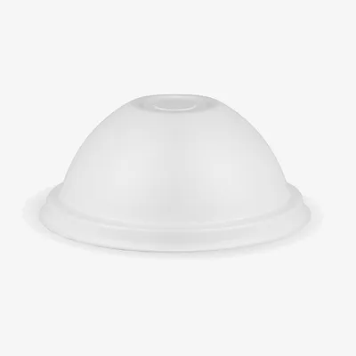 Vegware Fibre 89-Series Nourish Dome Cold Cup Lid STRAW SLOT - 94 x 37mm