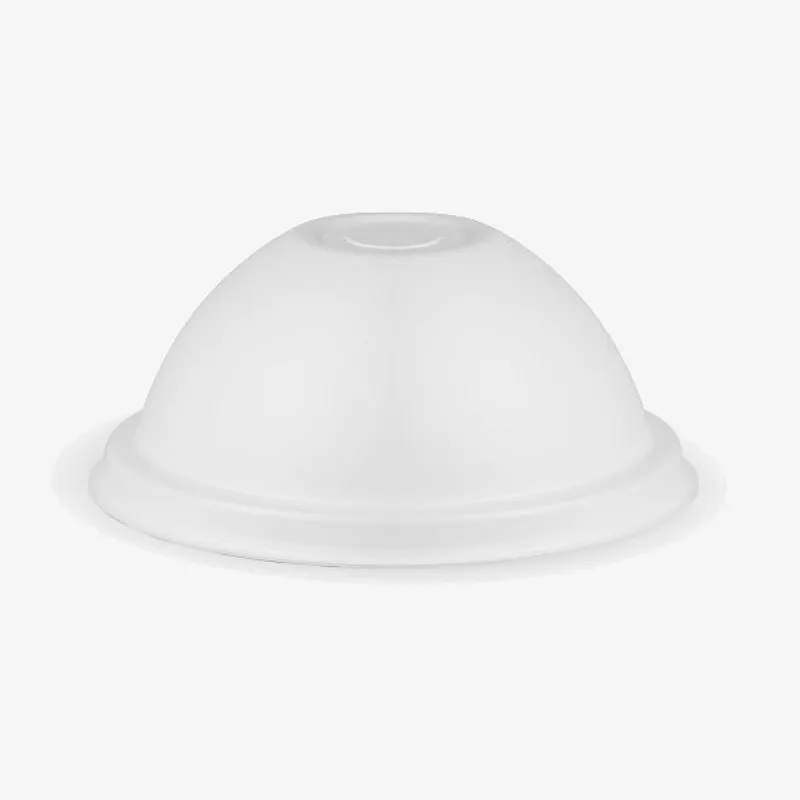 Vegware Fibre 89-Series Nourish Dome Cold Cup Lid STRAW SLOT - 94 x 37mm