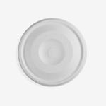 Vegware Fibre 89-Series Nourish Flat Lid - STRAW SLOT - 94 x 10mm
