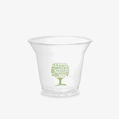 Vegware PLA Cold Cup, 96 Series- Green Tree - 9oz