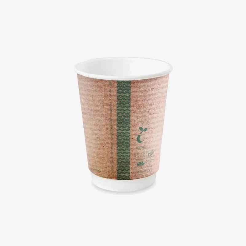 Vegware Kraft Double Wall Hot Takeaway Cup, 89 Series - 12oz