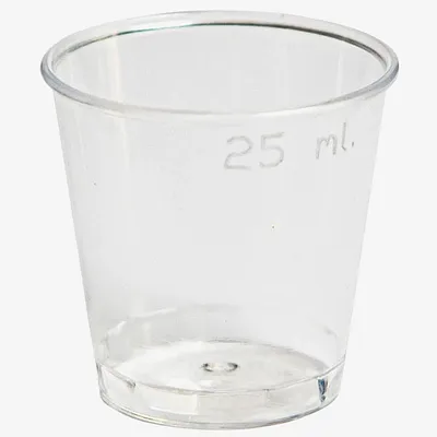 Plastic Shot Glasses - 25ml