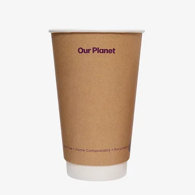 Planetware Double Wall Takeaway Cup - 16oz