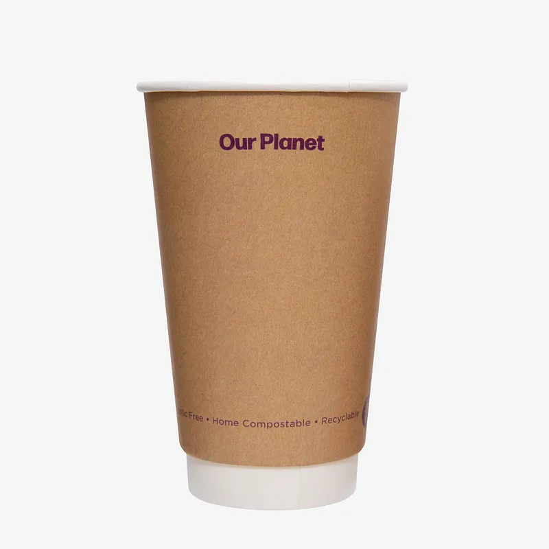 Planetware Double Wall Takeaway Cup - 16oz