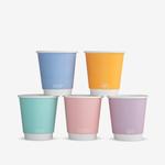 Vegware Feel Good Double Wall Hot Cup (Fits 89 Series Lid) - 10oz