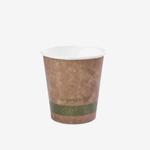 Vegware Brown Kraft Single Wall Takeaway Hot Cup, 89 Series - 10oz
