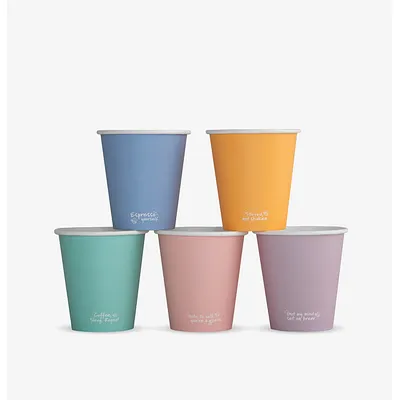 Vegware Single Wall Feel Good Takeaway Hot Cup, 89 Series - 10oz
